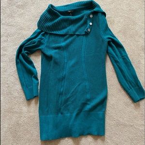 Teal tunic sweater XL